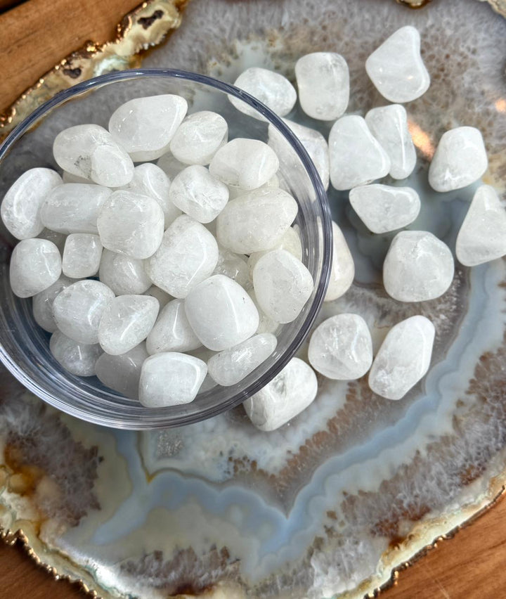 Milky Quartz Tumbled Stone – Holly Holistic