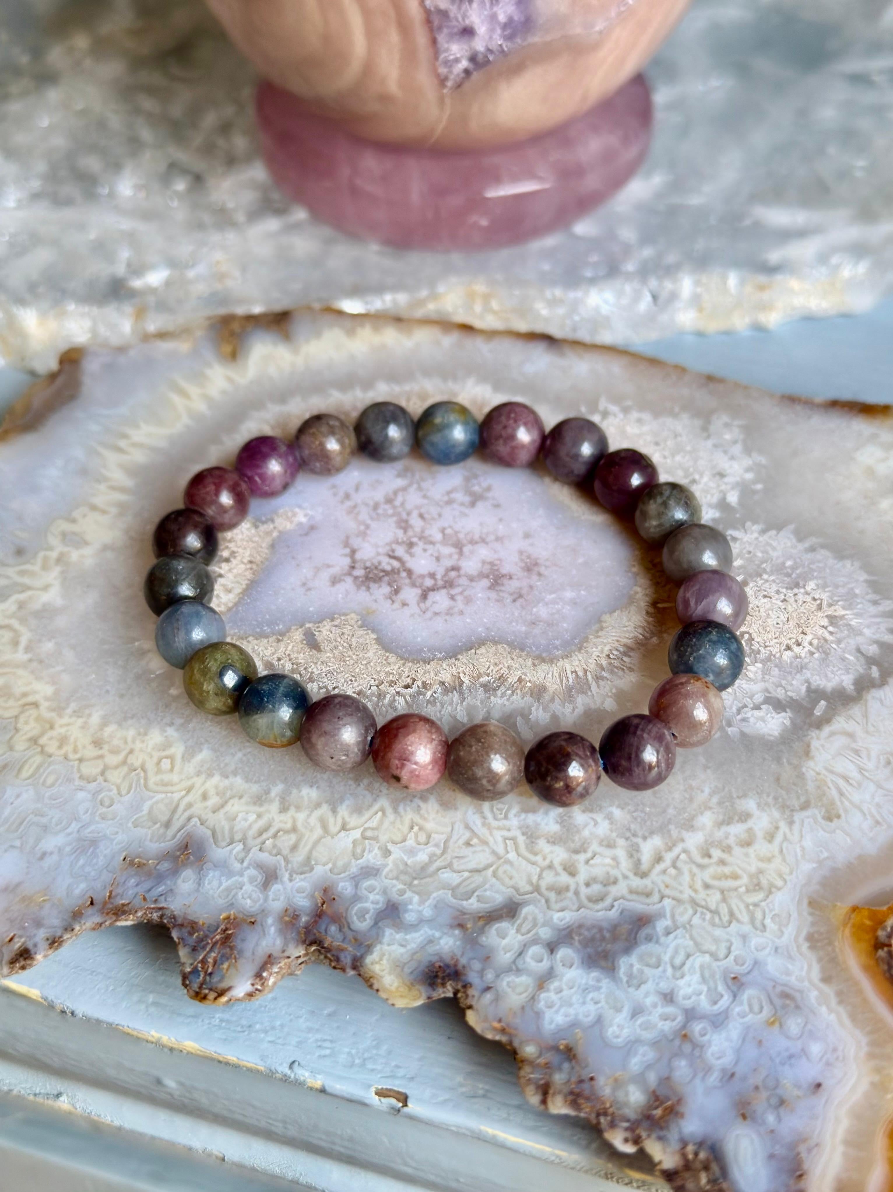 LUXURY COLLECTION Ruby & Sapphire Healing Bracelet – Holly Holistic