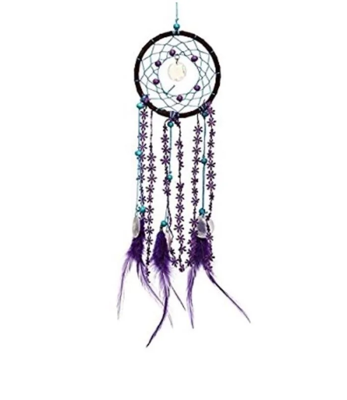 40010 Purple Flowerchild Dreamcatcher1