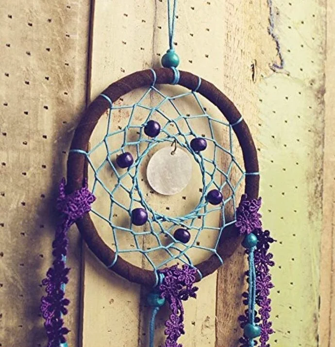 40010 Purple Flowerchild Dreamcatcher2