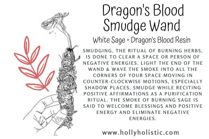 Dragons Blood Smudge Wand NEW