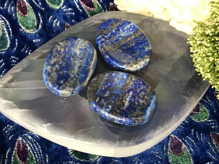 Lapis Lazuli worry stone 2 scaled 1
