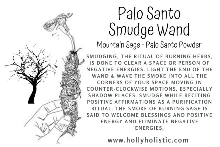 Palo Santo Smudge Wand NEW