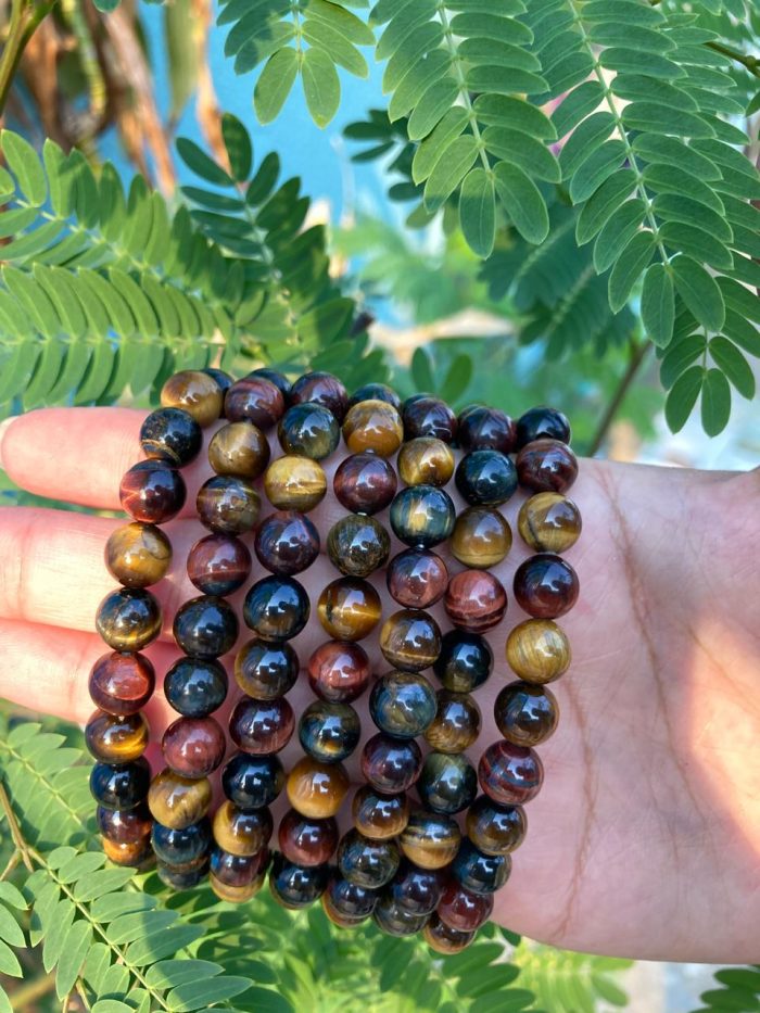 mixed tigers eye bracelet